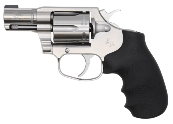 Colt Cobra SS Revolver, 38 Special, 2" Barrel, Stainless Finish, Rubber Grips, 6Rd