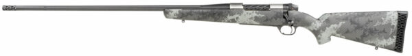Weatherby Mark V Back Country Titanium 6.5 Weatherby RPM, 24" Barrel, Carbon Fiber Gray Sponge Patterns, Graphite Black Cerakote, Left Hand, 4rd