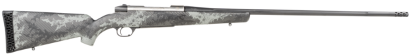 Weatherby Mark V Back Country Titanium 6.5 Weatherby RPM, 24" Barrel, Carbon Fiber Gray Sponge Patterns, Graphite Black Cerakote, Left Hand, 4rd