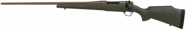 Weatherby Mark V Weathermark LT 300 Weatherby Mag, 26" Barrel, Flat Dark Earth Cerakote Green, Monte Carlo Stock, Left Hand, 3rd