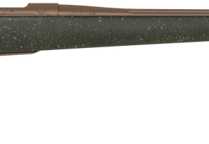 Weatherby Mark V Weathermark LT 300 Weatherby Mag, 26" Barrel, Flat Dark Earth Cerakote Green, Monte Carlo Stock, Left Hand, 3rd