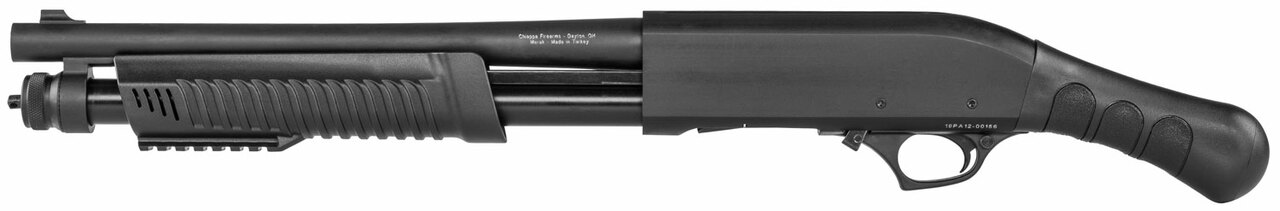 Charles Daly Chiappa Honcho Black 12 Ga 14" 3", Fixed Bird''s Head Grip Stock, 5 rd