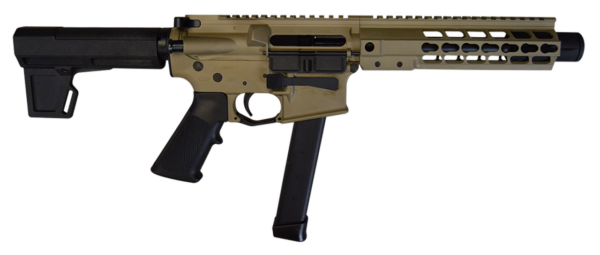 Brigade BM-9 9mm AR Pistol 9", Flat Dark Earth Black Pistol Brace, 33 rd