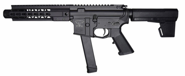 Brigade BM-9 9mm, 9" Barrel, Black Graphite and Cerakote, Pistol Brace, 33rd