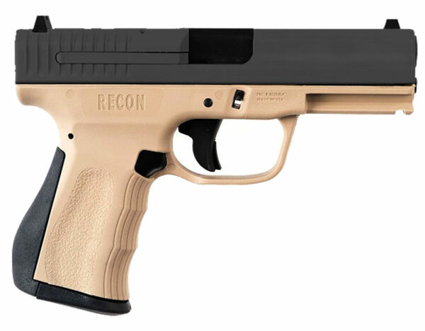 FMK Firearms 9C1G2, Striker Fired, 9mm, 4" Barrel, Black Slide, Recon Desert Color Polymer Frame, 14Rd