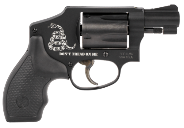Smith & Wesson 442 Airweight 'Don't Tread On Me', .38 Special, 1.8" Barrel, Black, 5rd