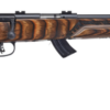 Savage Mark II 22LR, 18" Barrel, Brown Finish, Laminate Stock, 2 Pc Weaver Base, 10rd