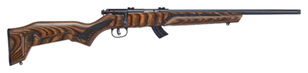 Savage Mark II 22LR, 18" Barrel, Brown Finish, Laminate Stock, 2 Pc Weaver Base, 10rd