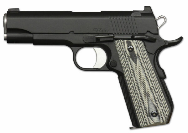 Dan Wesson Valor V-Bob 1911 45 ACP 4.25" Barrel Black Duty Finish Stainless Steel Black Polymer Grip. 8rd Mag