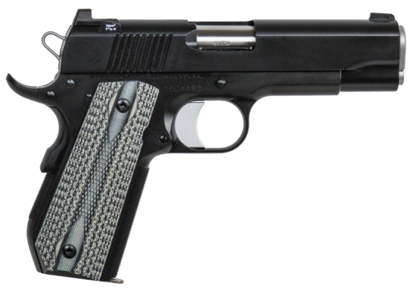 Dan Wesson Valor V-Bob 1911 45 ACP 4.25" Barrel Black Duty Finish Stainless Steel Black Polymer Grip. 8rd Mag