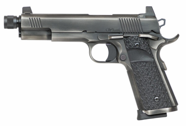 Dan Wesson Wraith 10mm Auto 5.75" Barrel, Distressed Stainless Steel Black G10 Grip, 8rd Mag