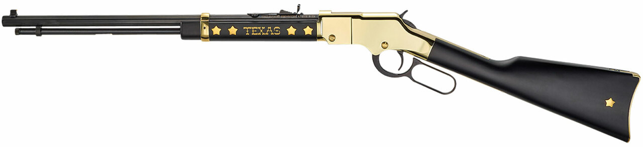 Henry Golden Boy 22LR Texas Tribute, 20" Octagon Barrel, Brass Receiver, Walnut Stock, Adjustable Sights, 16rd