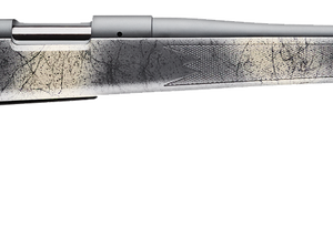 Bergara Wilderness Hunter 300 Winchester Magnum, 24" Barrel, Sniper Gray Cerakote, Wilderness Synthetic Stock, 3Rd, Hinged Floor Plate