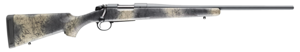 Bergara Wilderness Hunter 300 Winchester Magnum, 24" Barrel, Sniper Gray Cerakote, Wilderness Synthetic Stock, 3Rd, Hinged Floor Plate