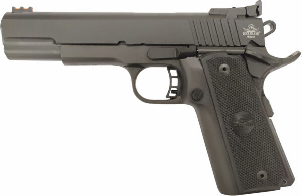Rock Island TCM Standard FS 22TCM 1911, Full Size, 22TCM, 5" Barrel, Fiber Optic Front/Adj Rear Sight, 17Rd Mag