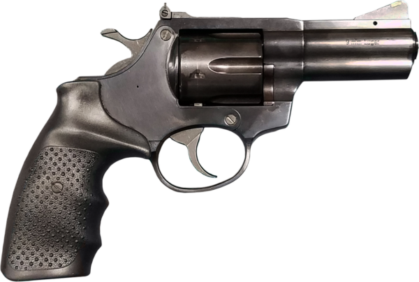 Rock Island AL9.0, Revolver, DA/SA, Medium Frame, 9mm, 3" Barrel, Steel Frame, Black, Rubber Grip, Adjustable Rear Sight, 6Rd