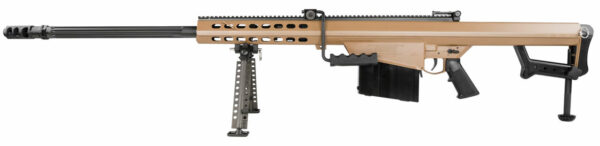 Barrett 82A1 416 Barrett, 29" Fluted Barrel, Coyote Finish, Carry Case, Monopod, 10rd