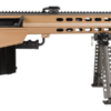 Barrett 82A1 416 Barrett, 29" Fluted Barrel, Coyote Finish, Carry Case, Monopod, 10rd