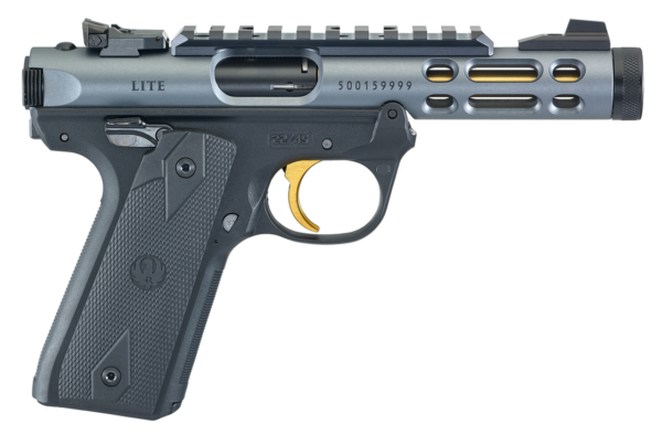 Ruger Mark IV 22/45 Lite .22 LR, 4.4" Threaded Barrel, Diamond Gray, 10rd