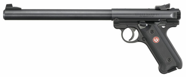 Ruger Mark IV Target .22 LR, 10" Bull Barrel, Adj. Rear, Blued, 10rd