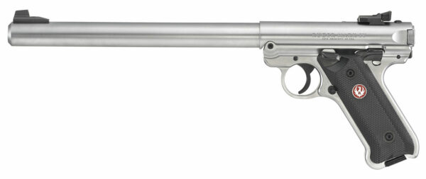 Ruger Mark IV Target .22 LR, 10" Bull Barrel, Adj. Rear, Stainless, 10rd