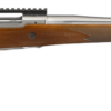 Ruger Hawkeye Hunter 6.5PRC, 22" Free Floated Cold Hammer Forged Barrel, 5/8X24 Threads, Satin Stainless Finish, Walnut Stock, LC6 Trigger, 3rd