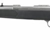 Ruger 77 357 Magnum, 18.5" Threaded Barrel, 1/2X28 Threads, Stainless Finish, Adjustable Rear Sight, Bead Front Sight, 5rd