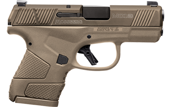 Mossberg MC1 Sub-Compact 9mm, 3.4" Barrel, Flat Dark Earth, Tritium Night Sights, 6-7rd Mags
