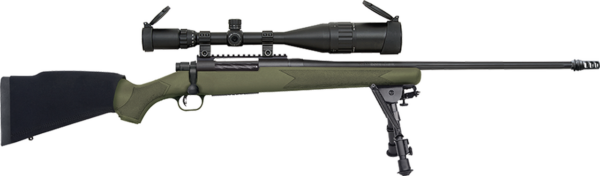 Mossberg Patriot Night Train 300 Win Mag, 24" Olive DrabGreen Matte Blued, 3rd