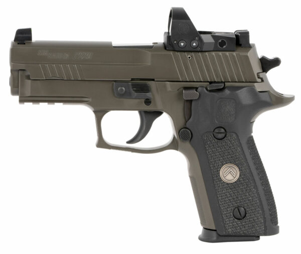 Sig P229 Legion RXP, DA/SA, Compact, 9mm, 3.9" Barrel, Alloy Frame, Legion Gray Finish, G10 Grips, Night Sights, Romeo1 Pro Reflex Optic, 10Rd, 3 Magazines