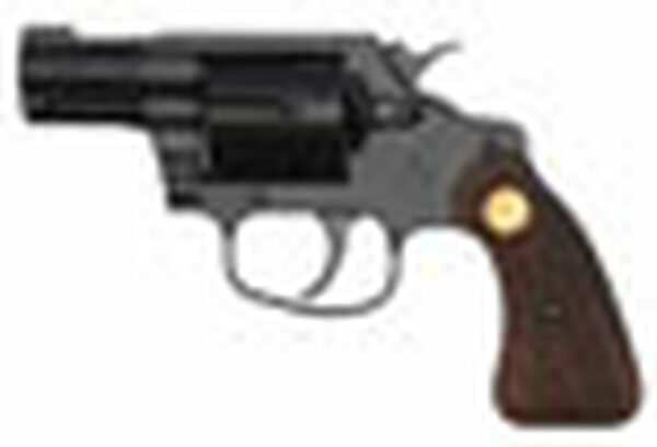 Colt Cobra Special Revolver, 38 Special, 2" Barrel, Steel Frame, Black PVD Finish, 6Rd, Brass Bead Front Sight, Retro Wood Grips