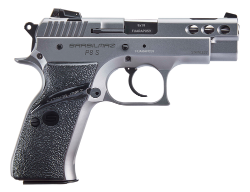 SAR USA P8S 9mm, 3.8" Barrel, Black, Stainless Steel Frame, 17rd - Concealed Carry Guns | The Gun Shop