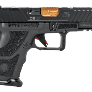 ZEV Technologies O.Z-9 Compact 9mm, 4" Bronze Threaded Barrel, Steel Frame, Polymer Grip, Black, 15rd