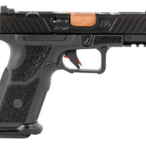 ZEV Technologies O.Z-9 Compact, X 9mm, 4" Bronze Barrel, Steel Frame, Polymer X Grip, Black, 17rd