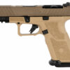 ZEV Technologies O.Z-9 Compact X 9mm, 4" Black Barrel, Steel Frame, Polymer X Grip, Flat Dark Earth, 17rd