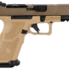 ZEV Technologies O.Z-9 Compact X 9mm, 4" Black Barrel, Steel Frame, Polymer X Grip, Flat Dark Earth, 17rd