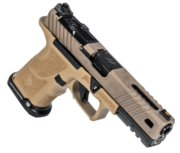 ZEV Technologies O.Z-9 Compact Covert 9mm, 4.5" Black Barrel, Steel Frame, Polymer Grip, Flat Dark Earth, 15rd