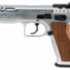 IFG Defiant Stock Master Large 9mm, 4.75" Barrel, Chrome, Hard Wood Grip, 17rd