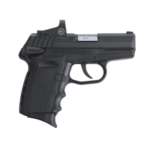 SCCY Industries CPX-1 RD 9mm 3.10" 10+1 Black Nitride Stainless Steel Slide Crimson Red Polymer Grip CTS-1500 Red Dot