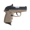 SCCY Industries CPX-1 RD 9mm 3.10" 10+1 Black Nitride Stainless Steel Slide Flat Dark Earth Polymer Grip CTS-1500 Red Dot