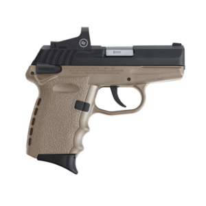 SCCY Industries CPX-1 RD 9mm 3.10" 10+1 Black Nitride Stainless Steel Slide Flat Dark Earth Polymer Grip CTS-1500 Red Dot