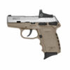 SCCY Industries CPX-1 RD DAO 9mm 3.10", Stainless Slide Flat Dark Earth Polymer Frame/Grip Crimson Trace CTS-1500, 10 rd
