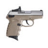 SCCY Industries CPX-1 RD DAO 9mm 3.10", Stainless Slide Flat Dark Earth Polymer Frame/Grip Crimson Trace CTS-1500, 10 rd