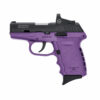 SCCY Industries CPX-2 RD 9mm, 3.10" Barrel, 10rd, Purple Frame, W/Crimson Trace Red Dot