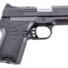 Wilson Combat, EDCX9S, Semi-automatic, Sub-Compact, 9mm, 3.25" Barrel, Black Armor Tuff Finish, Green Fiber Optic Sights, Manual Safety, Non-Lightrail, 10Rd