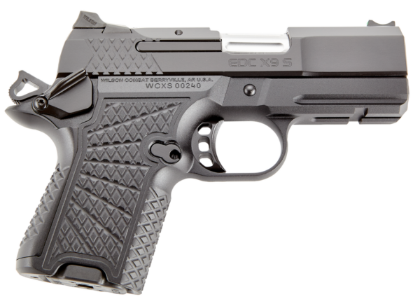 Wilson Combat EDC X9 Subcompact 9mm 3.25", , Black G10 Grip Ambi Safety, 10 rd, 15 rd