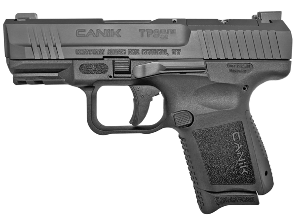 Canik TP9 Elite SC Blackout Edition 9mm, 3.6" Barrel, Polymer, Black, Micro Red-Dot Base, Holster, Back Straps, 2x12rd