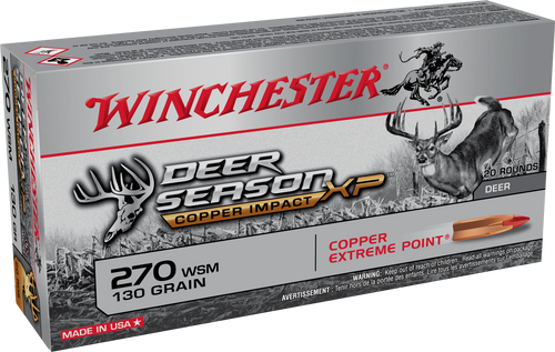 Winchester Deer Season XP 270 Winchester, 130gr, Copper Extreme Point, 20rd Box - Ammo | The Gun Shop