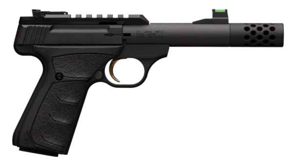 Browning Buck Mark Plus Micro Bull- Suppressor Ready 22 LR 4.40", Matte Black Aluminum Slide Black Ultragrip FX Grip, 10 rd
