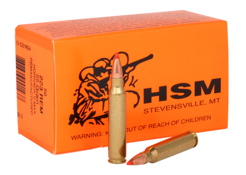 HSM 223 Remington, 55gr, Hornady V-Max, 50rd Box - Ammo | The Gun Shop